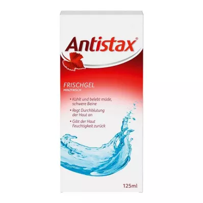 Gel cosmétique frais Antistax® jambes lourdes fatiguées &amp; , 125 ml