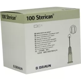 STERICAN Aiguilles 27 G 0,4x25 mm bout à bout, 100 pces