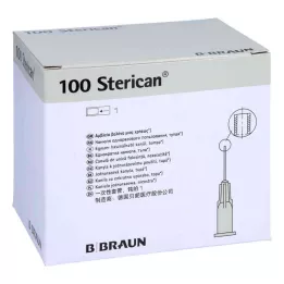 STERICAN Aiguilles 27 G 0,4x25 mm bout à bout, 100 pces
