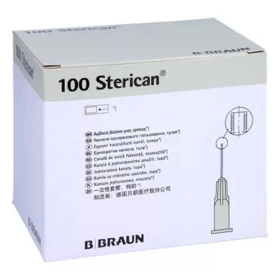 Canules Sterican 27 G 0,4x25 mm émoussées (100 pièces)