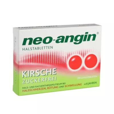 NEO-ANGIN Pastilles pour la gorge Cerise, 24 pcs