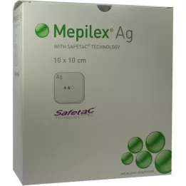 MEPILEX Pansement mousse Ag 10x10 cm stérile, 10 pces