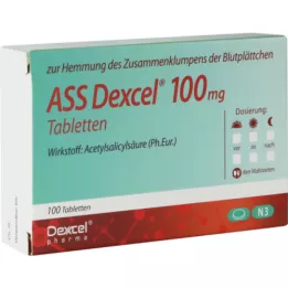 ASS Dexcel 100 mg comprimés, 100 pc