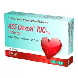 ASS Dexcel 100 mg comprimés, 100 pc