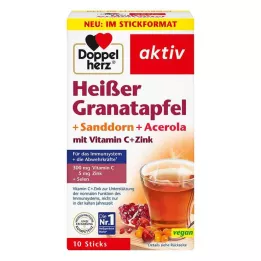 DOPPELHERZ Grenade chaude + argousier + acérola, 10 pcs