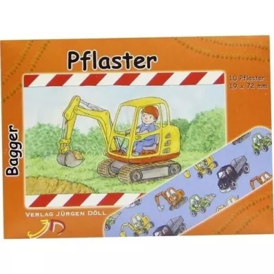 KINDERPFLASTER Lettre pelleteuse, 10 pcs