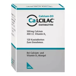 CALCILAC Comprimés à mâcher, 120 pcs