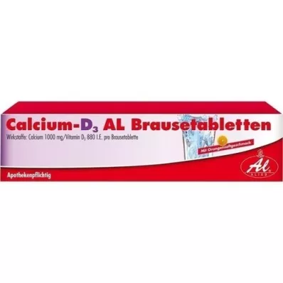 CALCIUM-D3 AL Comprimés effervescents, 50 pc