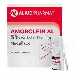 AMOROLFIN AL Vernis à ongles contenant 5% de principe actif, 3 ml