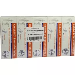 CALCIVIT D comprimés effervescents, 50 pc