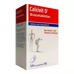 CALCIVIT D comprimés effervescents, 120 pc