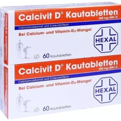 CALCIVIT D comprimés à croquer, 120 pc