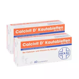 Calcivit D comprimés à croquer 600 mg/400 unités internationales (120 pièces)