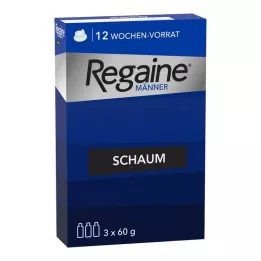 REGAINE Mousse pour hommes 50 mg/g, 3X60 ml