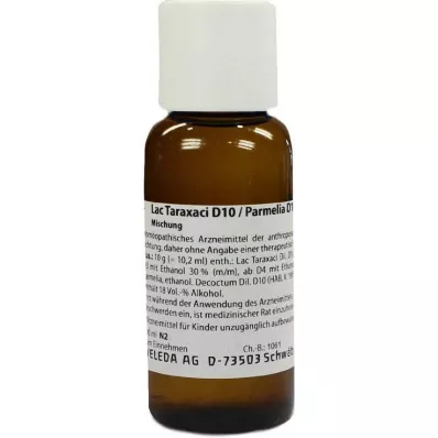 LAC TARAXACI D10/ PARMELIA D10 aa Mélange, 100 ml