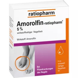 AMOROLFIN-Vernis à ongles ratiopharm 5%, 3 ml