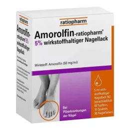 AMOROLFIN-Vernis à ongles ratiopharm 5%, 5 ml