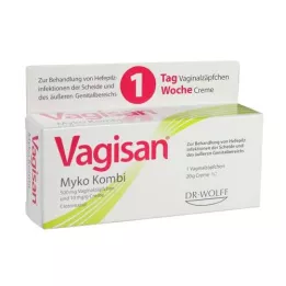 VAGISAN Myko Kombi traitement 1 jour, 1 P