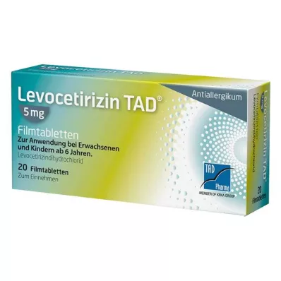 Lévocétirizine TAD® 5 mg comprimés pelliculés, 20 pc
