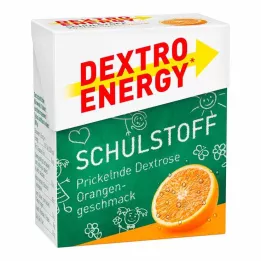 DEXTRO ENERGY Tissu scolaire orange en tablettes, 50 g
