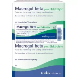 MACROGOL Électrolytes beta plus Plv.à usage unique, 100 pc