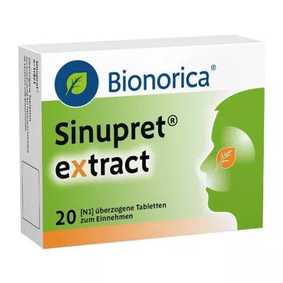 Comprimés dextrait Sinupret, 20 pc