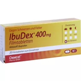 IBUDEX 400 mg Comprimés pelliculés, 20 pièces
