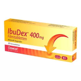 IBUDEX 400 mg Comprimés pelliculés, 20 pièces