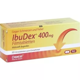 IBUDEX 400 mg Comprimés pelliculés, 50 pc