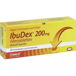 IBUDEX 200 mg Comprimés pelliculés, 30 pces