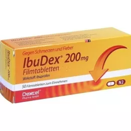 IBUDEX 200 mg Comprimés pelliculés, 50 pc