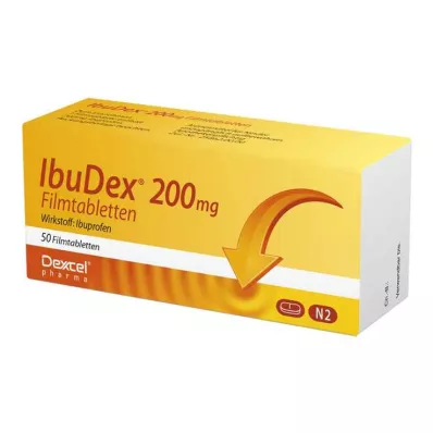 Comprimés pelliculés Ibudex 200 mg, 50 pc Comprimés pelliculés Ibudex 200 mg, 50 pc