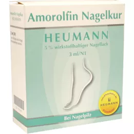 AMOROLFIN Cure pour les ongles Heumann 5% wst.halt.Nagellack, 3 ml