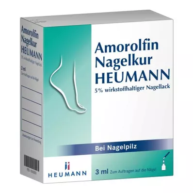AMOROLFIN Cure pour les ongles Heumann 5% wst.halt.Nagellack, 3 ml