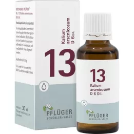 BIOCHEMIE Pflüger 13 Kalium arsenicosum D 6 gouttes, 30 ml