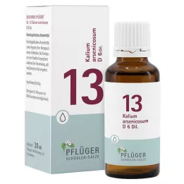 BIOCHEMIE Pflüger 13 Kalium arsenicosum D 6 gouttes, 30 ml