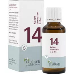 BIOCHEMIE Pflüger 14 Kalium bromatum D 6 gouttes, 30 ml