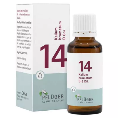 Biochimie Pflueger 14 bromat de potassium.D 6 gouttes, 30 ml Biochimie Pflueger 14 bromat de potassium.D 6 gouttes, 30 ml