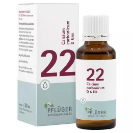 BIOCHEMIE Pflüger 22 Calcium carbonicum D 6 gouttes, 30 ml