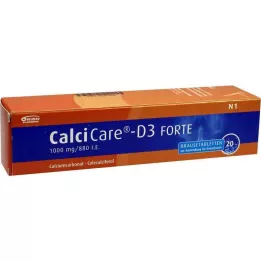 Comprimés effervescents Calcicare D3 forte, 20 pc