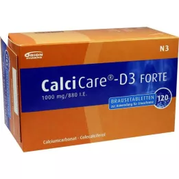Comprimés effervescents Calcicare D3 forte, 120 pc