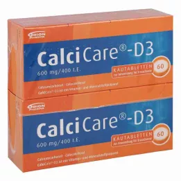 CalciCare-D3 600 mg/400 unités internationales (120 pièces)
