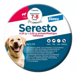 Collier Seresto pour grands chiens de plus de 8 kg, 1 pièce