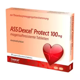 ASS Dexcel Protect 100 mg comprimés gastro-résistants, 50 comprimés