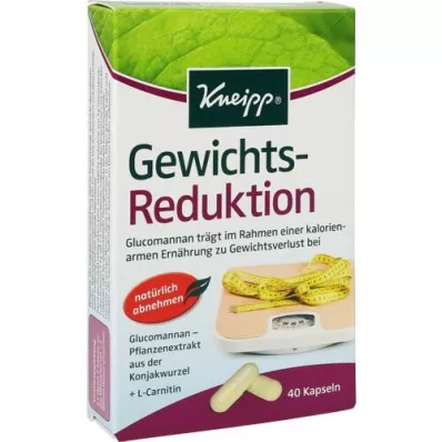 KNEIPP Gélules de réduction de poids, 40 pièces