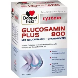 DOPPELHERZ Gélules de Glucosamine Plus 800 system, 60 gélules