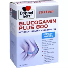 DOPPELHERZ Gélules de Glucosamine Plus 800 system, 120 gélules