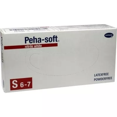 PEHA-SOFT nitrile blanc Unt.Hands.unsteril pf S, 100 St