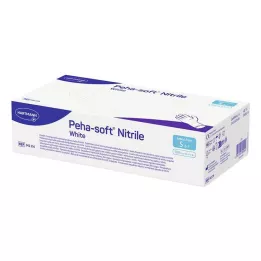 PEHA-SOFT nitrile blanc Unt.Hands.unsteril pf S, 100 St