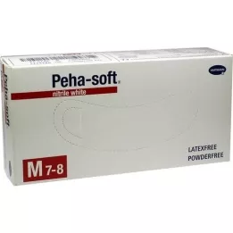 PEHA-SOFT nitrile white Unt.Hands.non stériles pf M, 100 pces